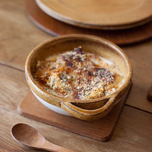 カセロラ オーブン とんすい cacerola bowl white&yellow