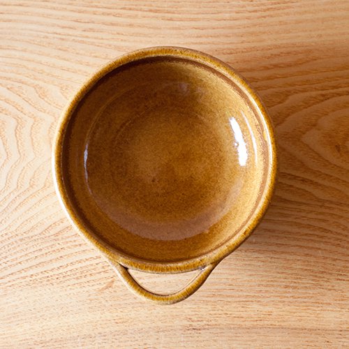 カセロラ オーブン とんすい cacerola bowl white&yellow