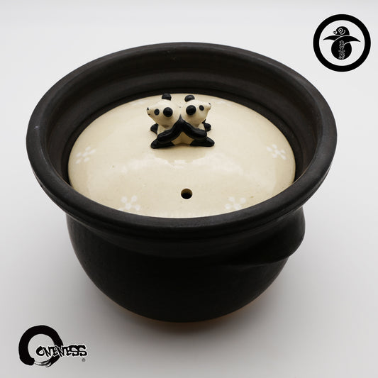 ま工房 かわいいパンダごはん土鍋