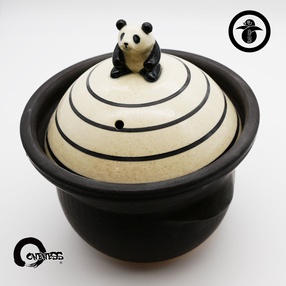 ま工房 かわいいパンダごはん土鍋