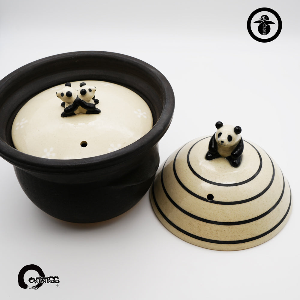 ま工房 かわいいパンダごはん土鍋