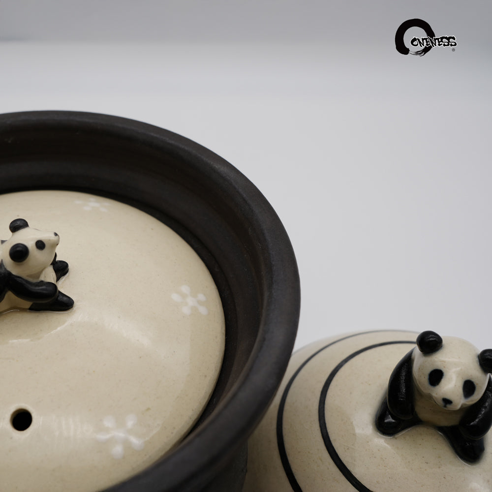 ま工房 かわいいパンダごはん土鍋
