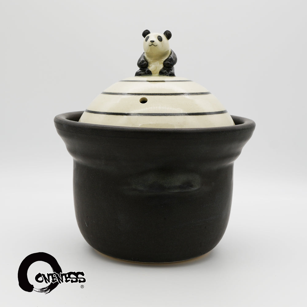 ま工房 かわいいパンダごはん土鍋