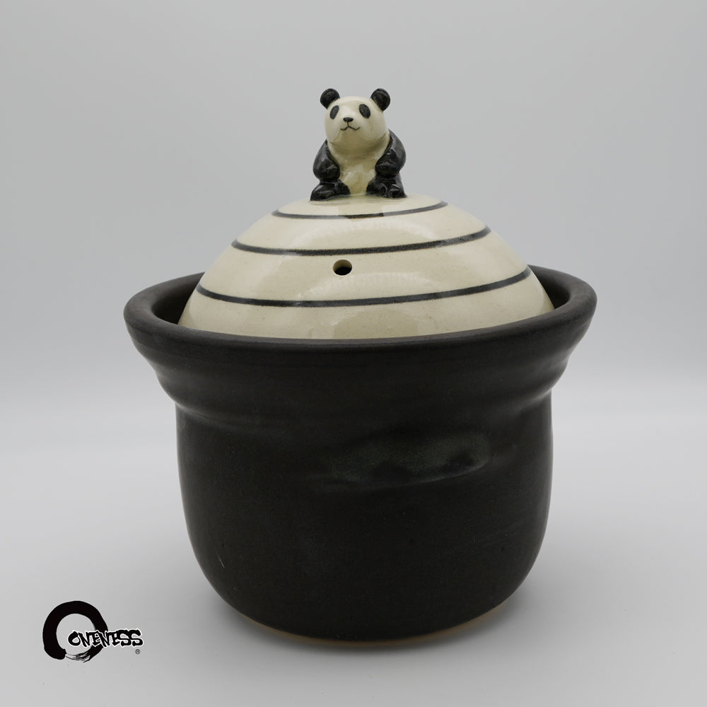 ま工房 かわいいパンダごはん土鍋