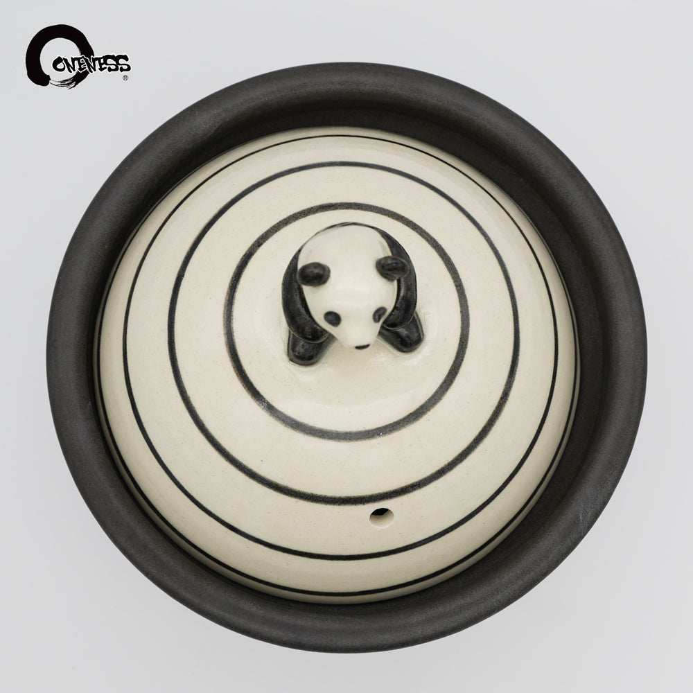 ま工房 かわいいパンダごはん土鍋