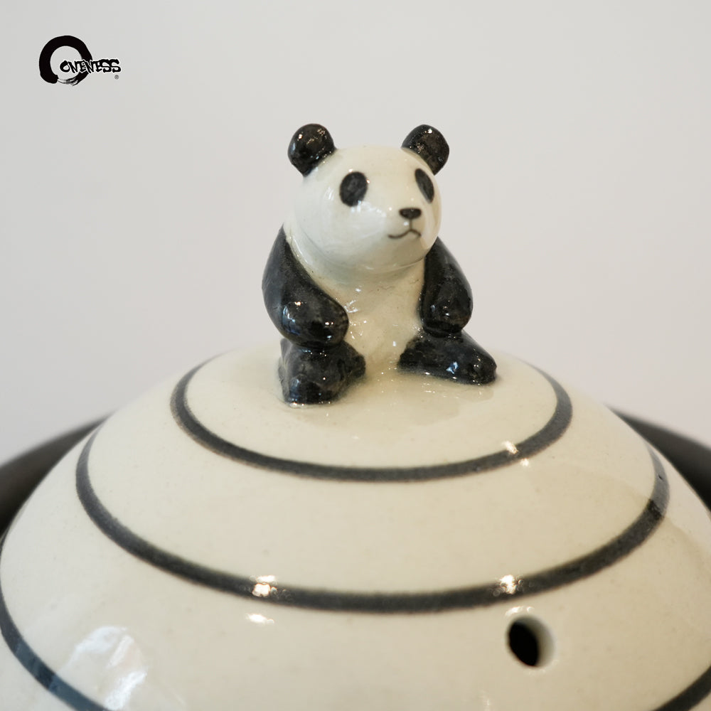 ま工房 かわいいパンダごはん土鍋