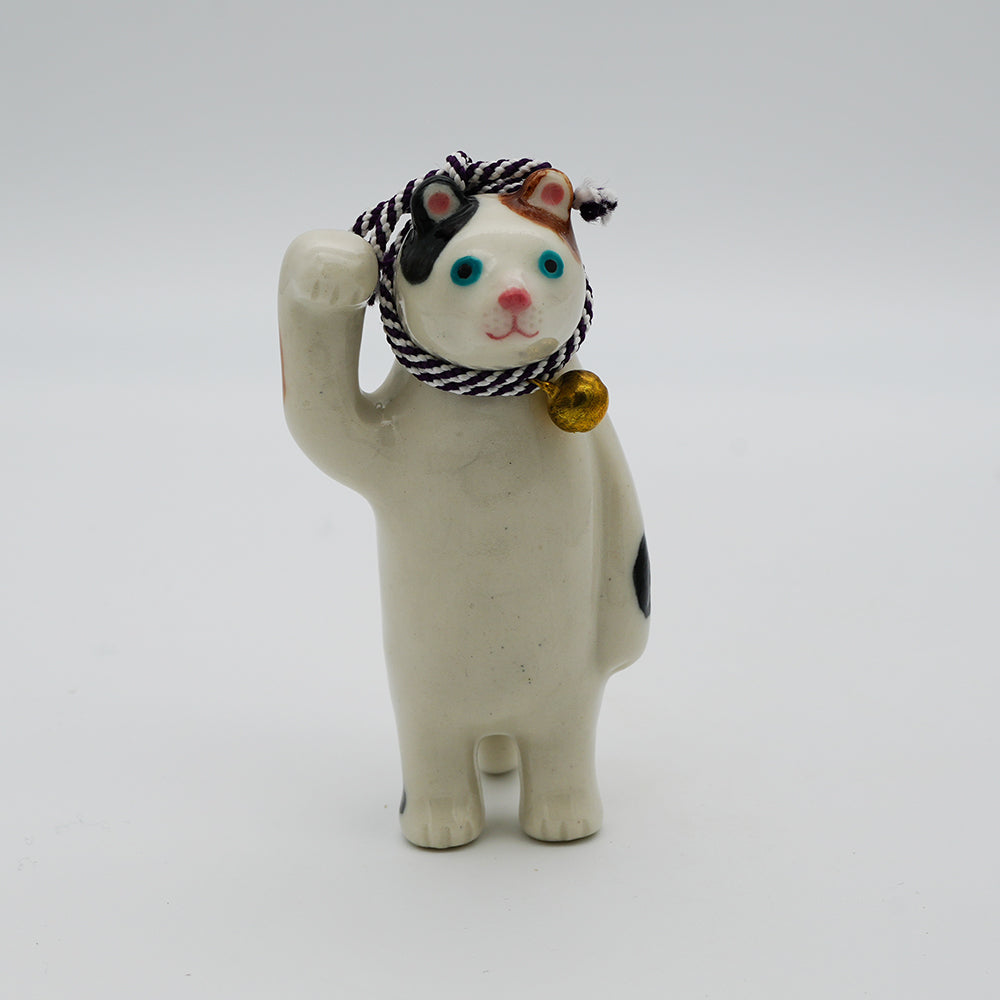 福まねき 作家作品 まねき猫 第3回認定商品】吉田の織物をささえた福まねきねこ | 富士吉田ブランド