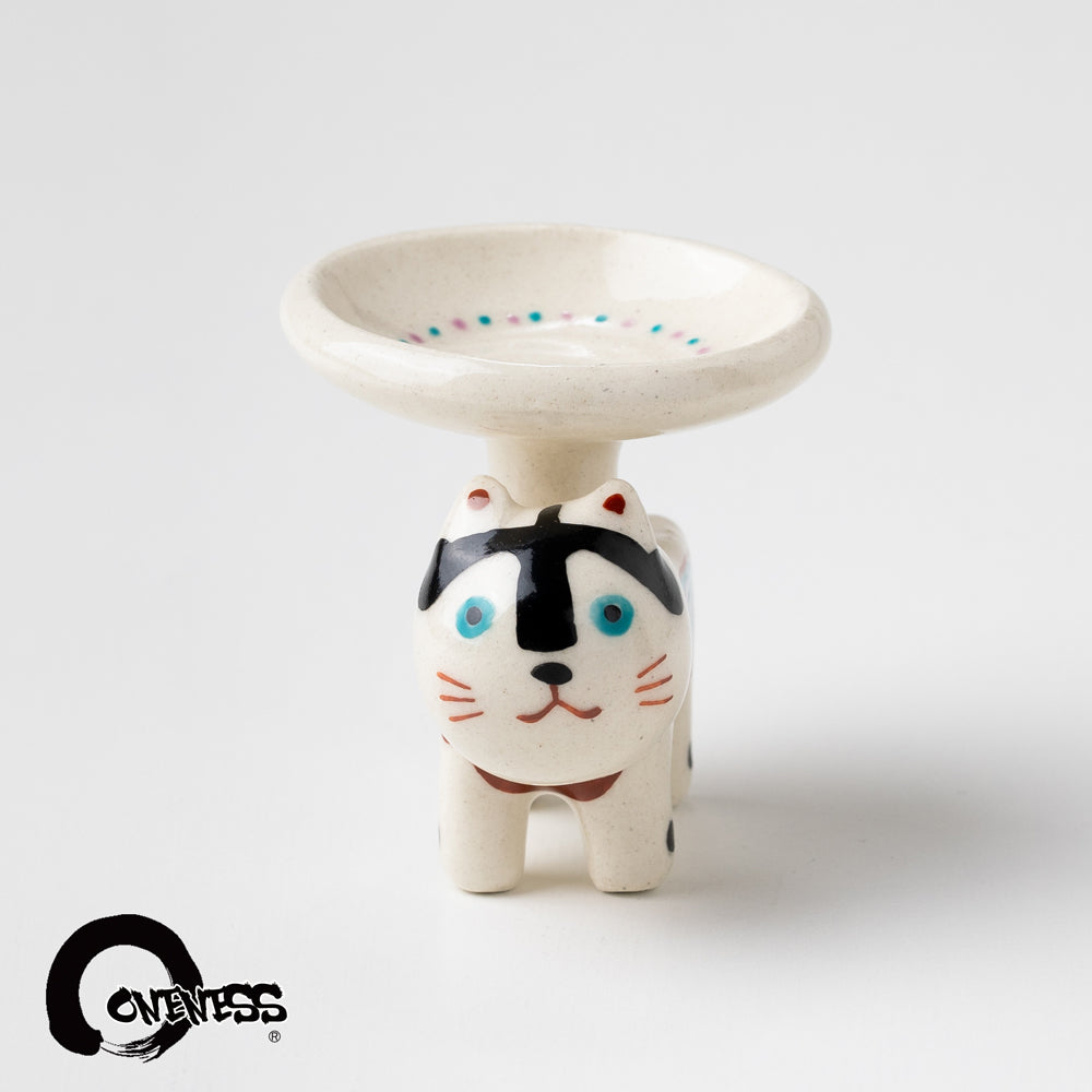 ま工房 豆皿 子守り犬