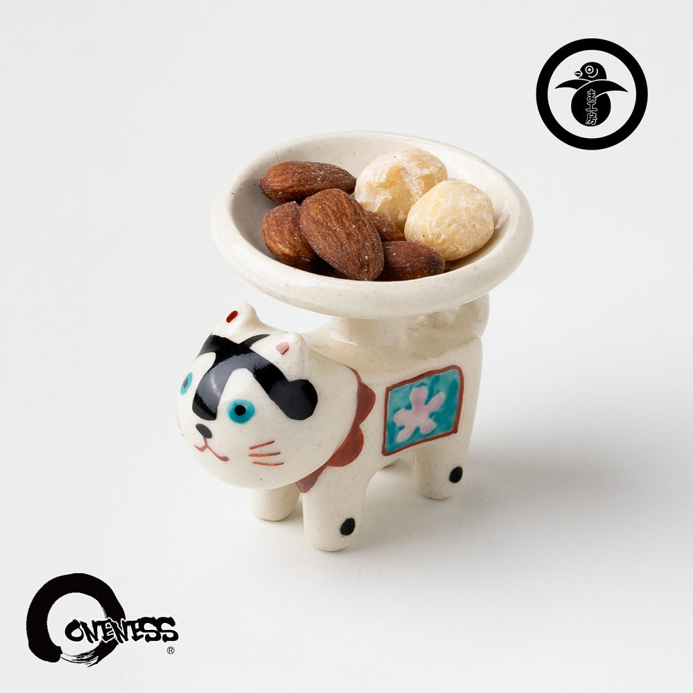 ま工房 豆皿 子守り犬