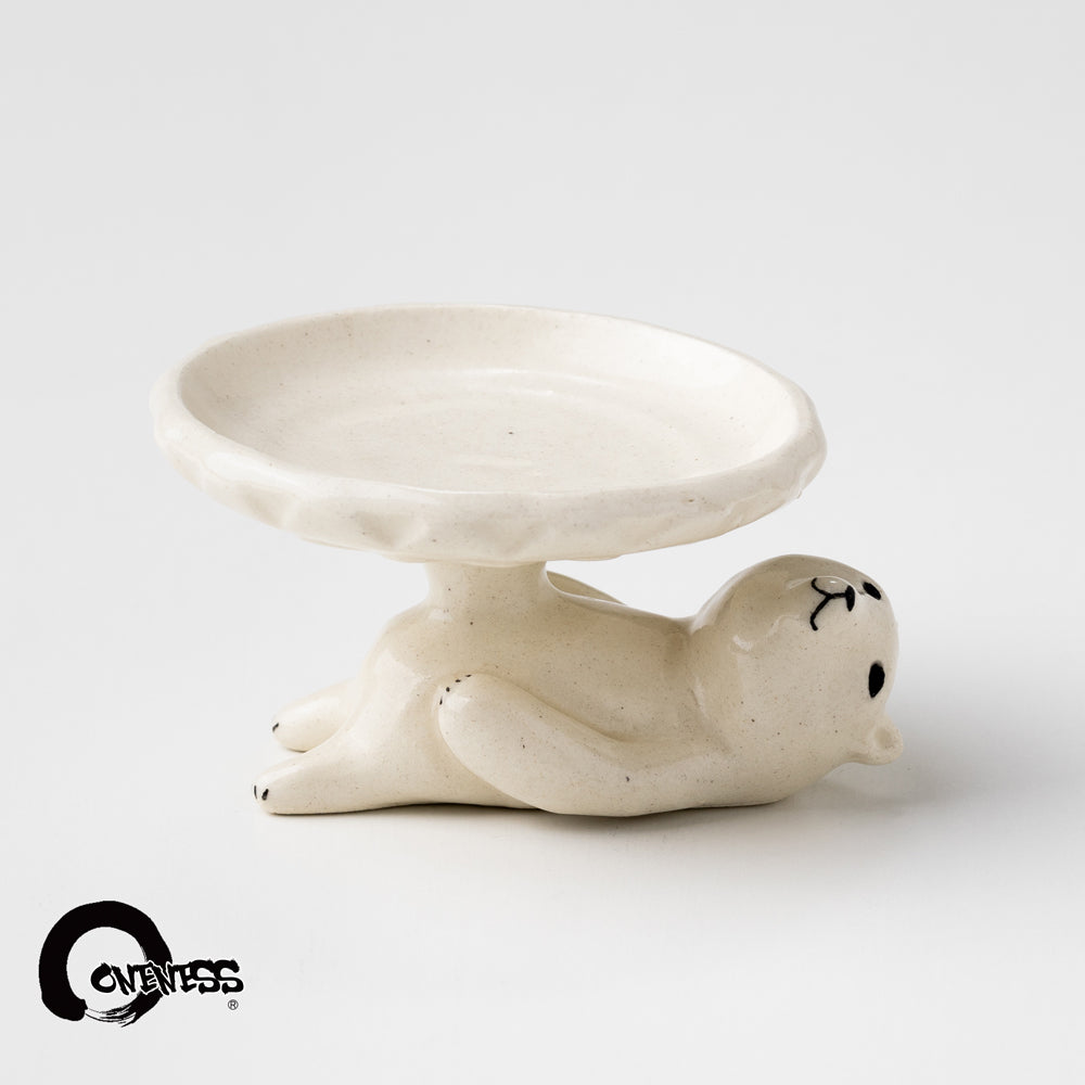 ま工房 豆皿 しろくま