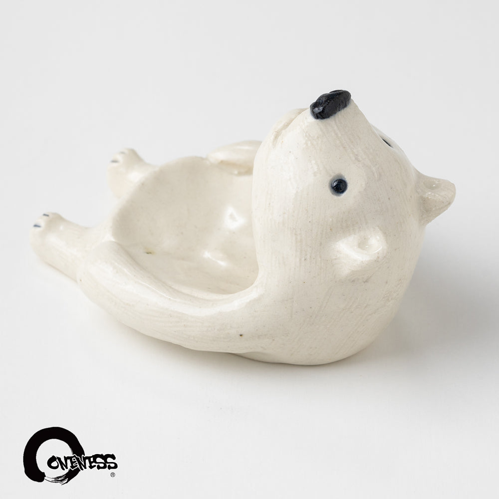 ま工房 しろくまお玉立て· white bear ladele stand
