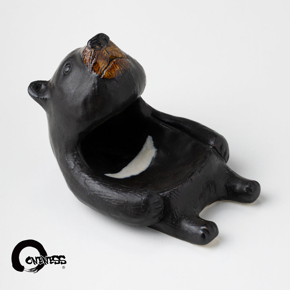 ま工房 ツキノワグマ お玉立て Ladle stand