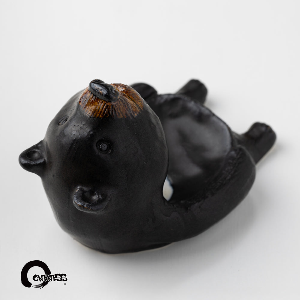 ま工房 ツキノワグマ お玉立て Ladle stand