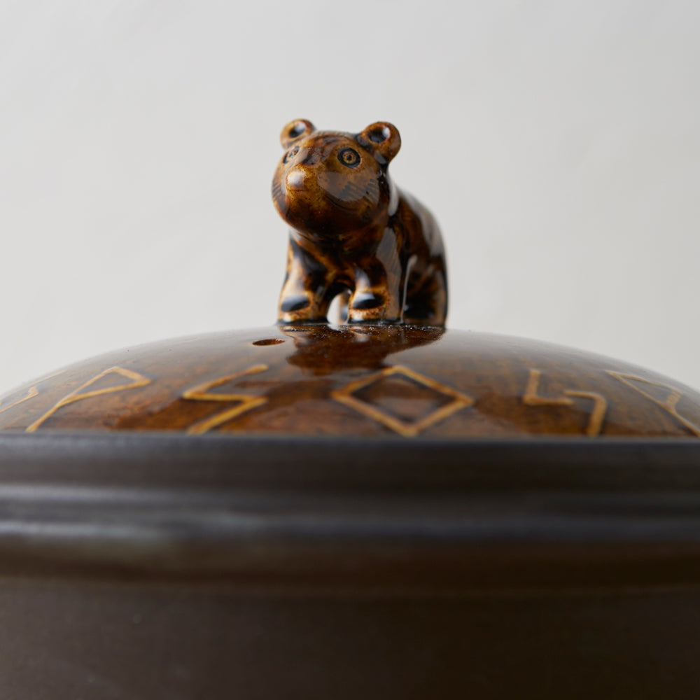 カーモス KAMMOS クマ土鍋 bear handle stew pot