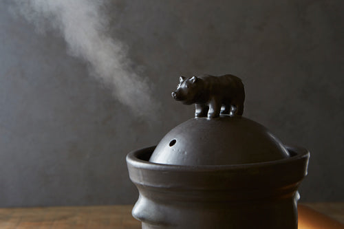 カーモス クマご飯鍋 KAMMOS bear handle ceramic stew pot