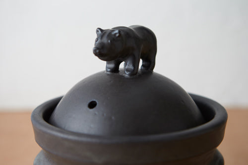 カーモス クマご飯鍋 KAMMOS bear handle ceramic stew pot