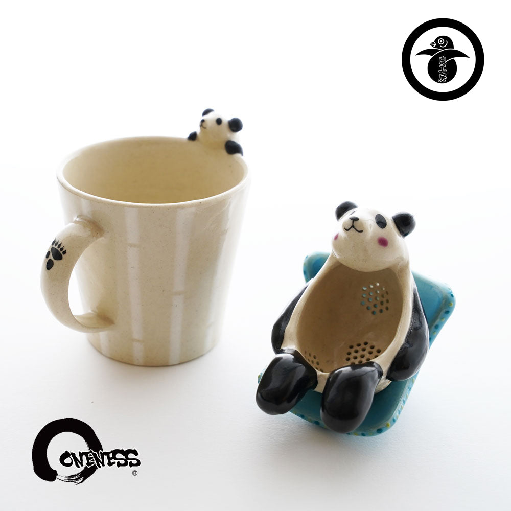 ま工房 パンダ ティーストレーナー panda tea strainer
