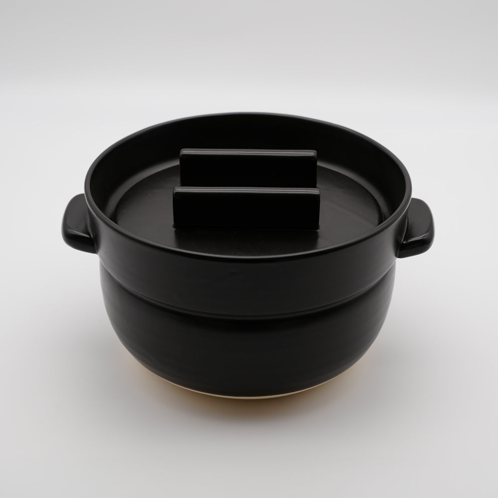 Kamoshik Rice pot  Japanese Donabe/Banko ware