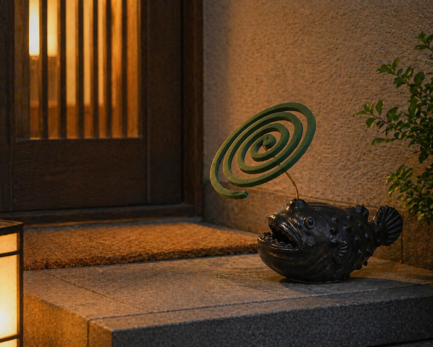 ま工房　あんこう蚊遣り　Anglerfish Mosquito Coil Holder　真工房｜鮟鱇蚊香座