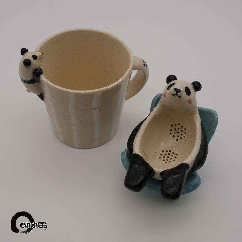 ま工房　パンダ　ティーストレーナー　panda tea strainer