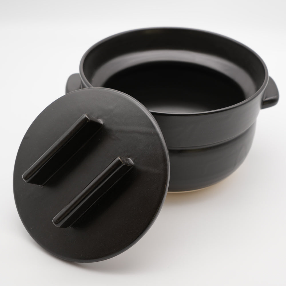 Kamoshik Rice pot  Japanese Donabe/Banko ware