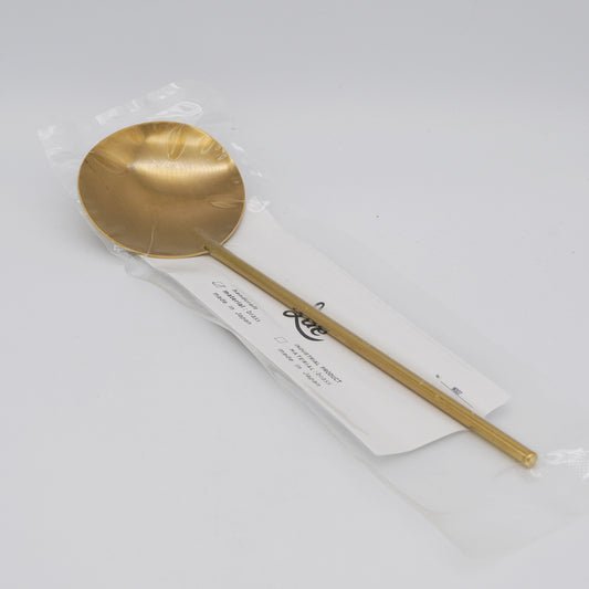 Lue 手作り真鍮　菊池流架　サーバースプーン