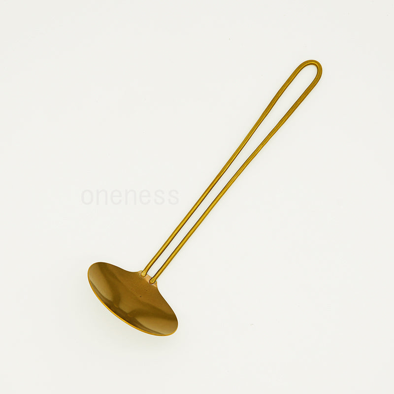 Lue 手作り真鍮　菊池流架　レードル小