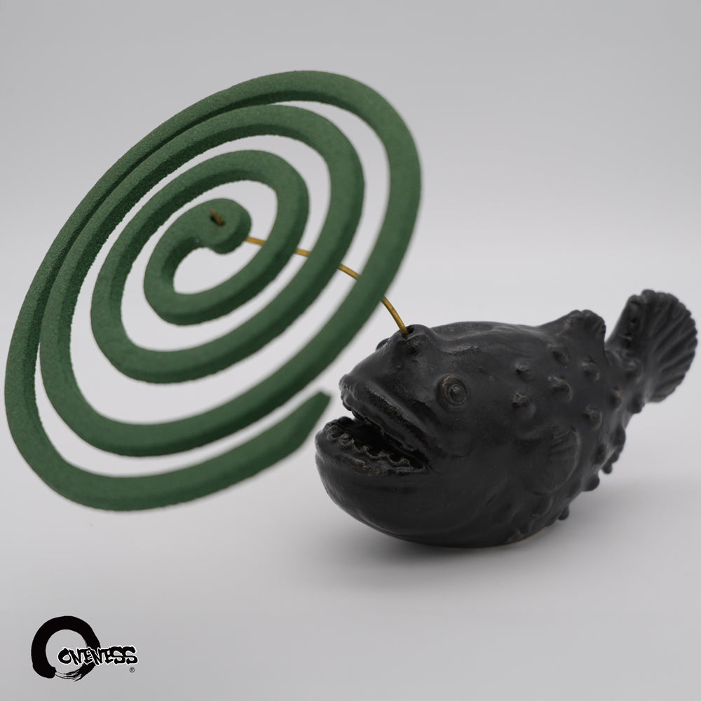 ま工房　あんこう蚊遣り　Anglerfish Mosquito Coil Holder　真工房｜鮟鱇蚊香座