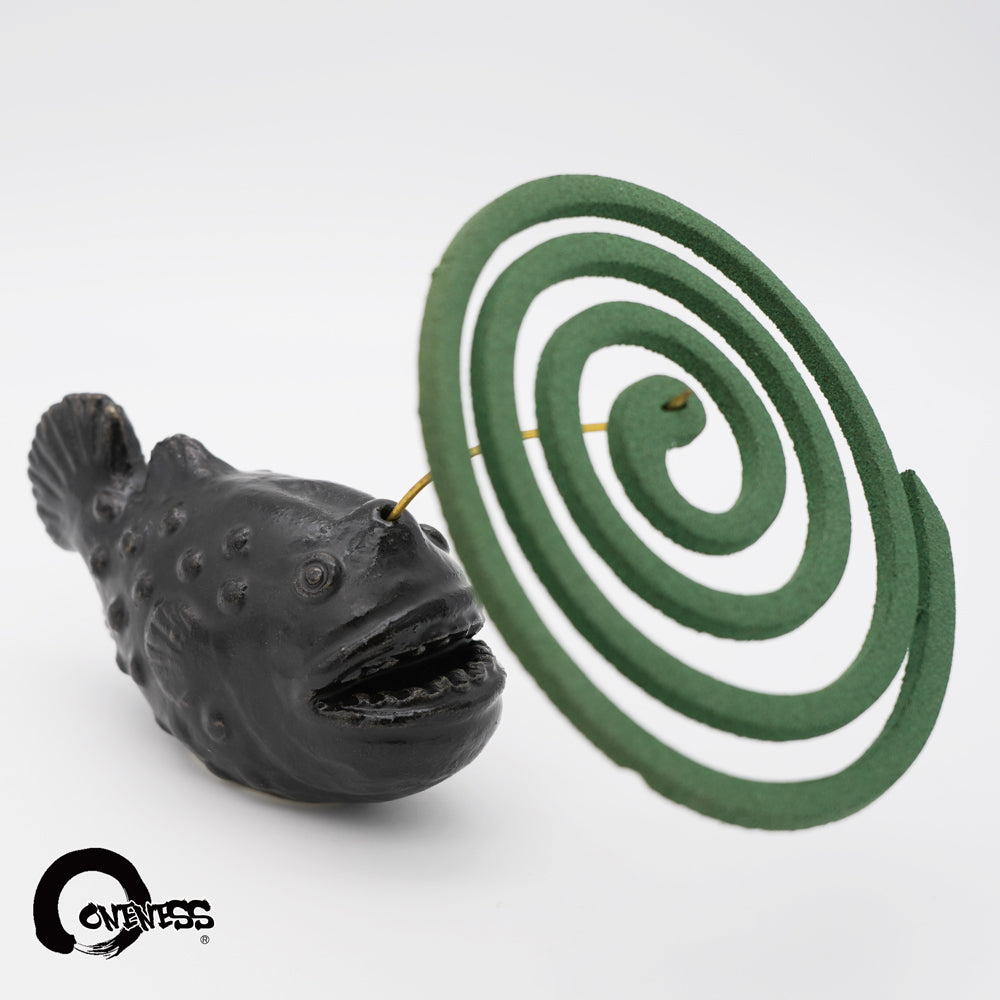 ま工房　あんこう蚊遣り　Anglerfish Mosquito Coil Holder　真工房｜鮟鱇蚊香座
