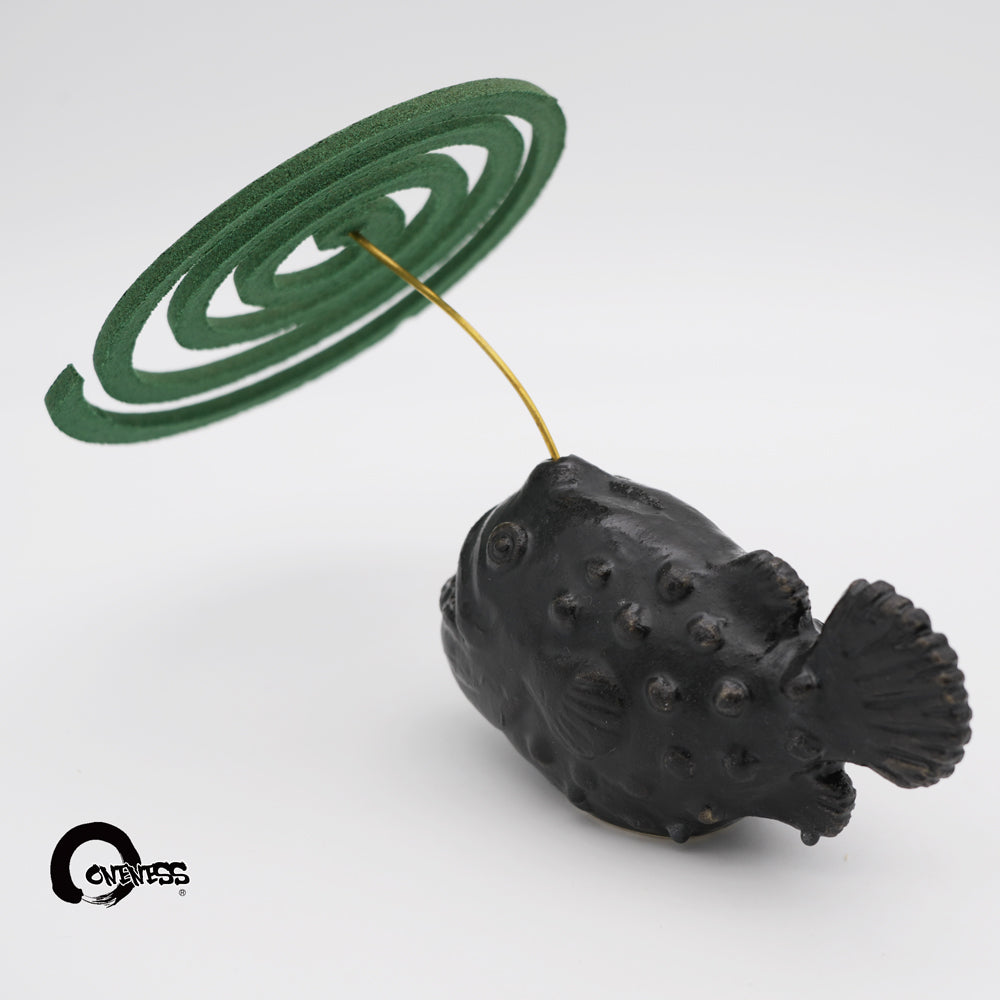 ま工房　あんこう蚊遣り　Anglerfish Mosquito Coil Holder　真工房｜鮟鱇蚊香座