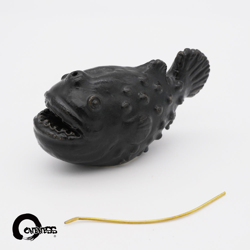 ま工房　あんこう蚊遣り　Anglerfish Mosquito Coil Holder　真工房｜鮟鱇蚊香座