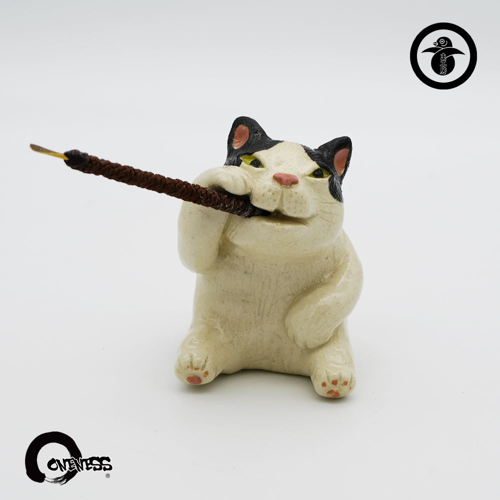 ま工房　ネコ蚊やり　Cat Mosquito Coil Holder　真工房｜猫蚊香座
