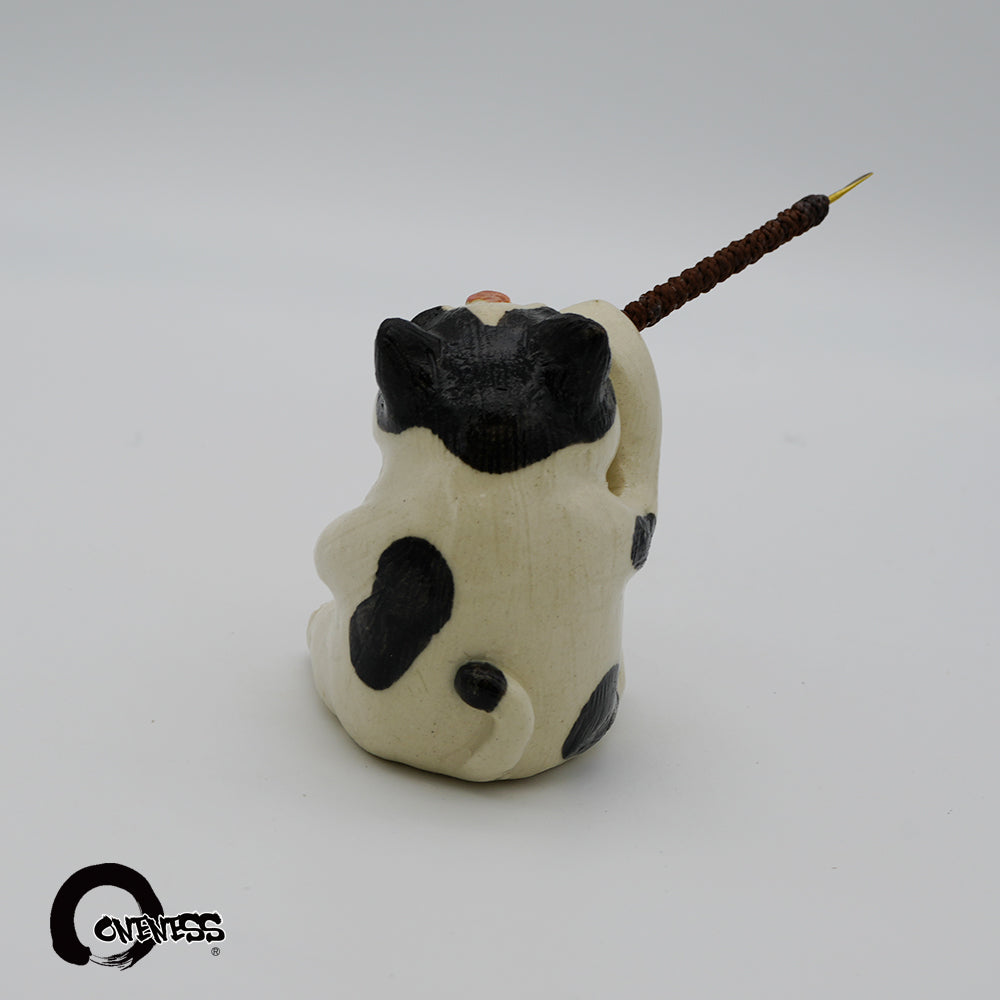ま工房　ネコ蚊やり　Cat Mosquito Coil Holder　真工房｜猫蚊香座