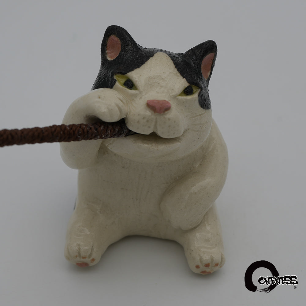 ま工房　ネコ蚊やり　Cat Mosquito Coil Holder　真工房｜猫蚊香座