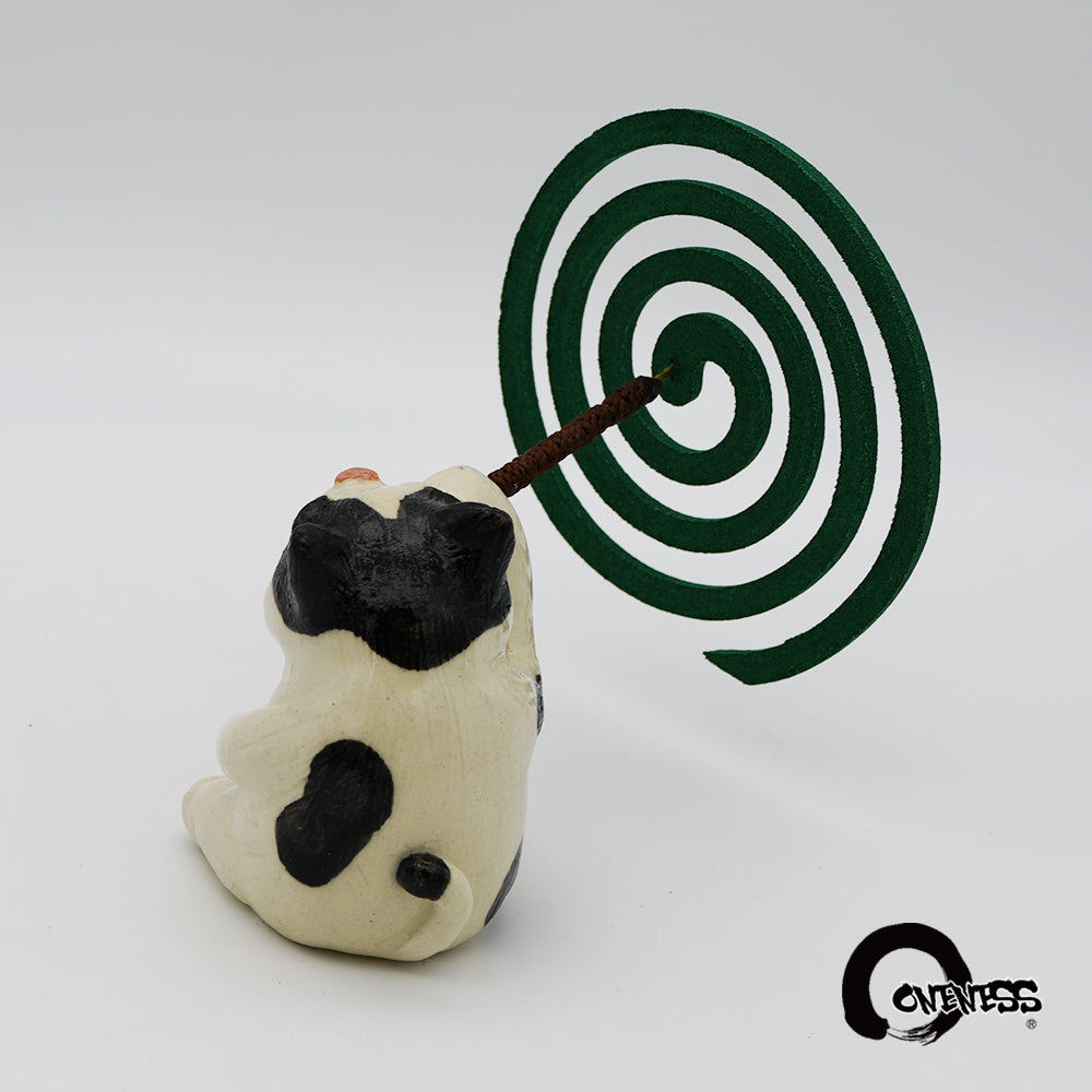 ま工房　ネコ蚊やり　Cat Mosquito Coil Holder　真工房｜猫蚊香座