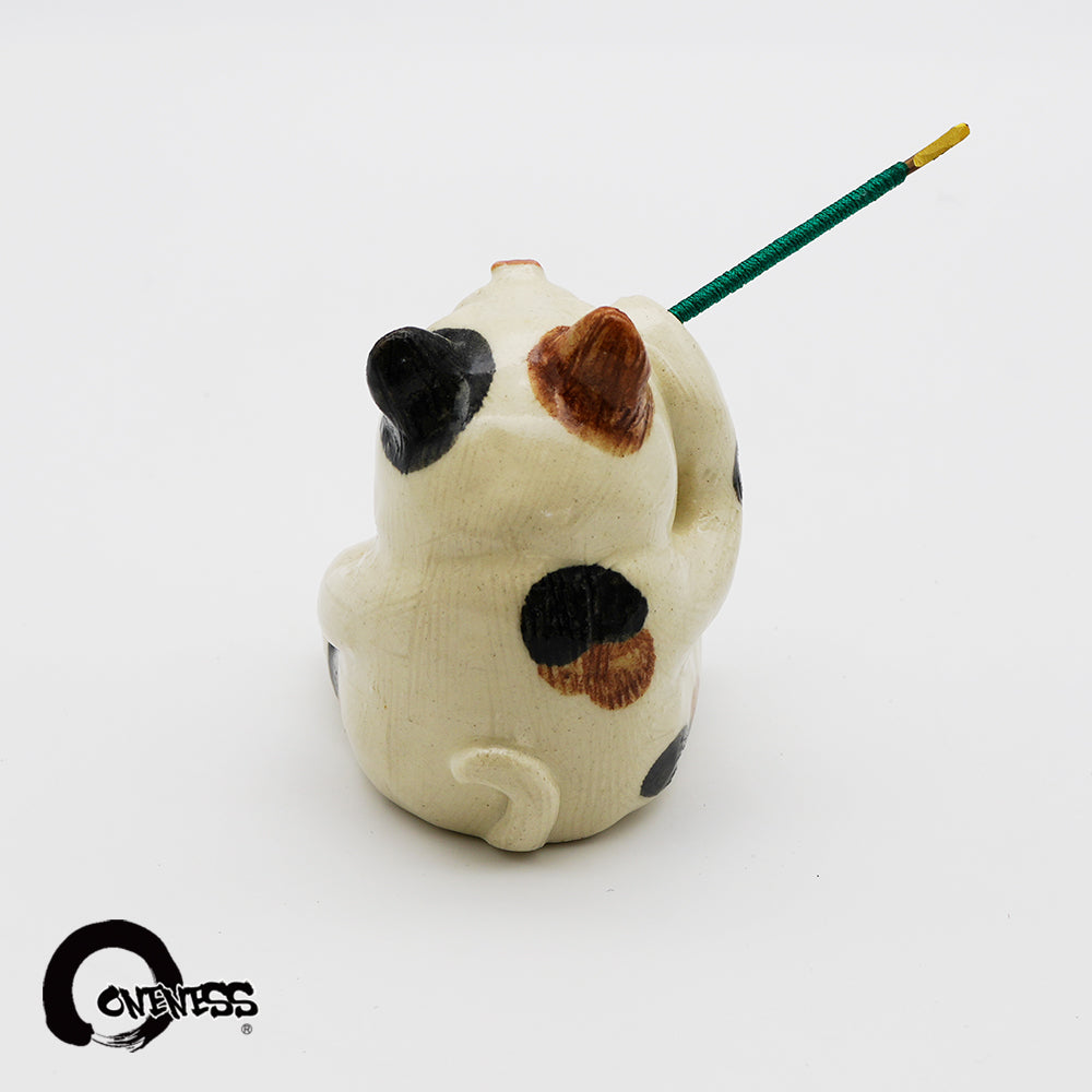 ま工房　ネコ蚊やり　Cat Mosquito Coil Holder　真工房｜猫蚊香座