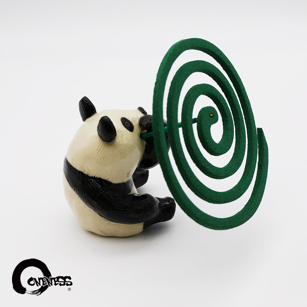 ま工房　パンダ蚊やり　Panda Mosquito Coil Holder　真工房｜大熊猫蚊香座