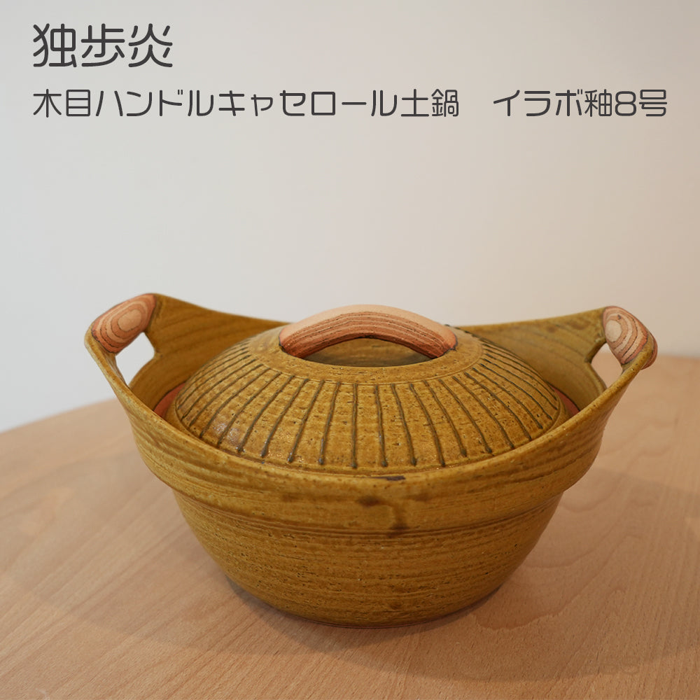 Hirofumi Fujii Irapo Glaze Casserole Doppoen Handmade Japanese Heat-Resistant Pottery