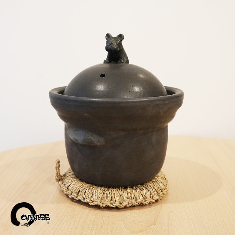 ま工房　Donabe rice pot byMakoto Makita/牧田亮　パンダごはん土鍋　飯鍋