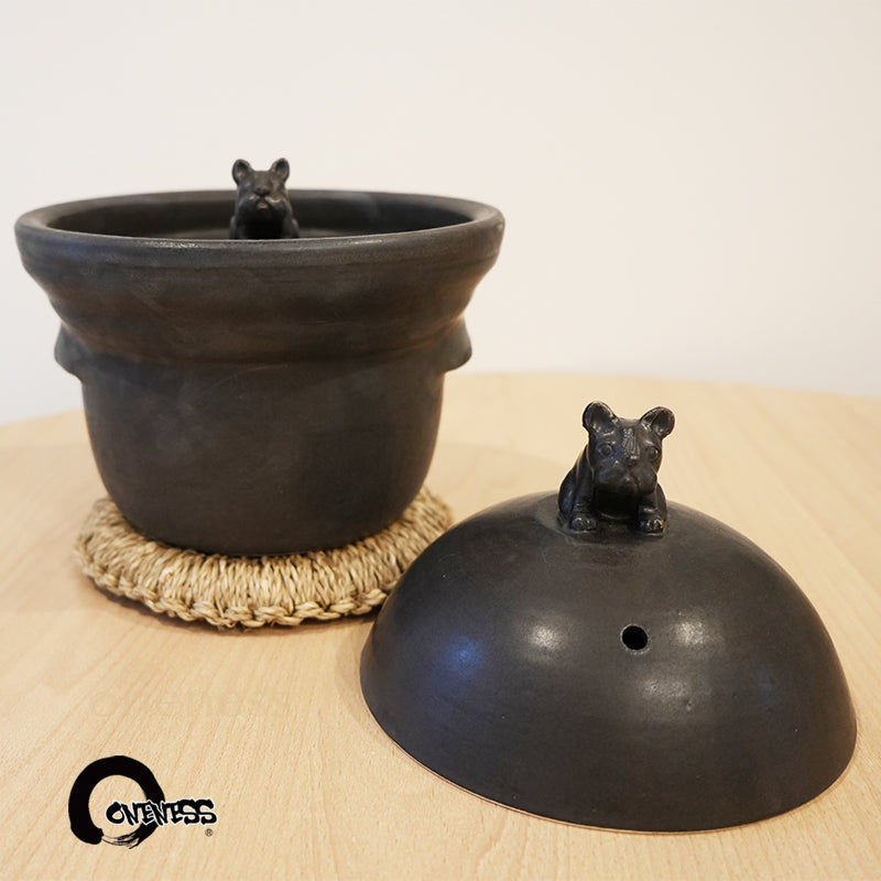 ま工房　Donabe rice pot byMakoto Makita/牧田亮　パンダごはん土鍋　飯鍋
