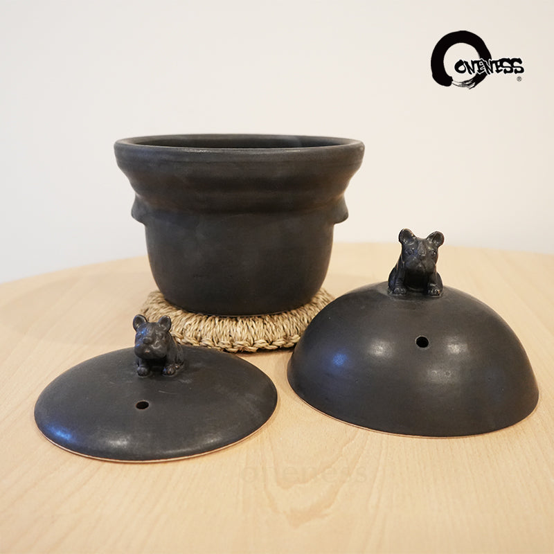 ま工房　Donabe rice pot byMakoto Makita/牧田亮　パンダごはん土鍋　飯鍋