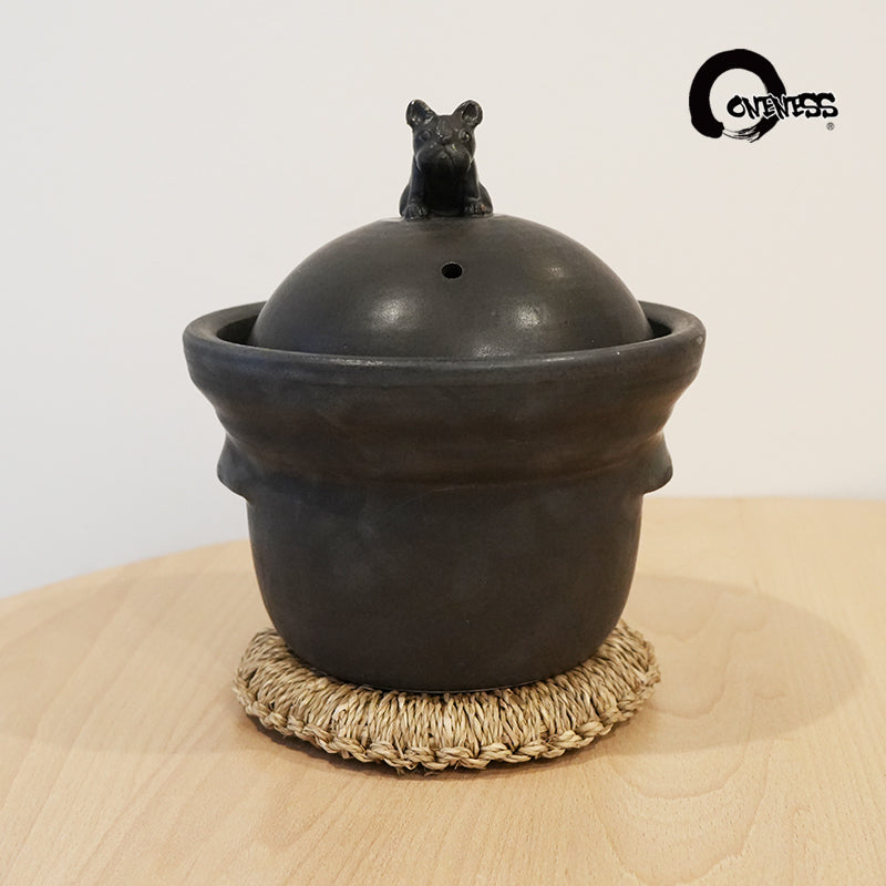 ま工房　Donabe rice pot byMakoto Makita/牧田亮　パンダごはん土鍋　飯鍋