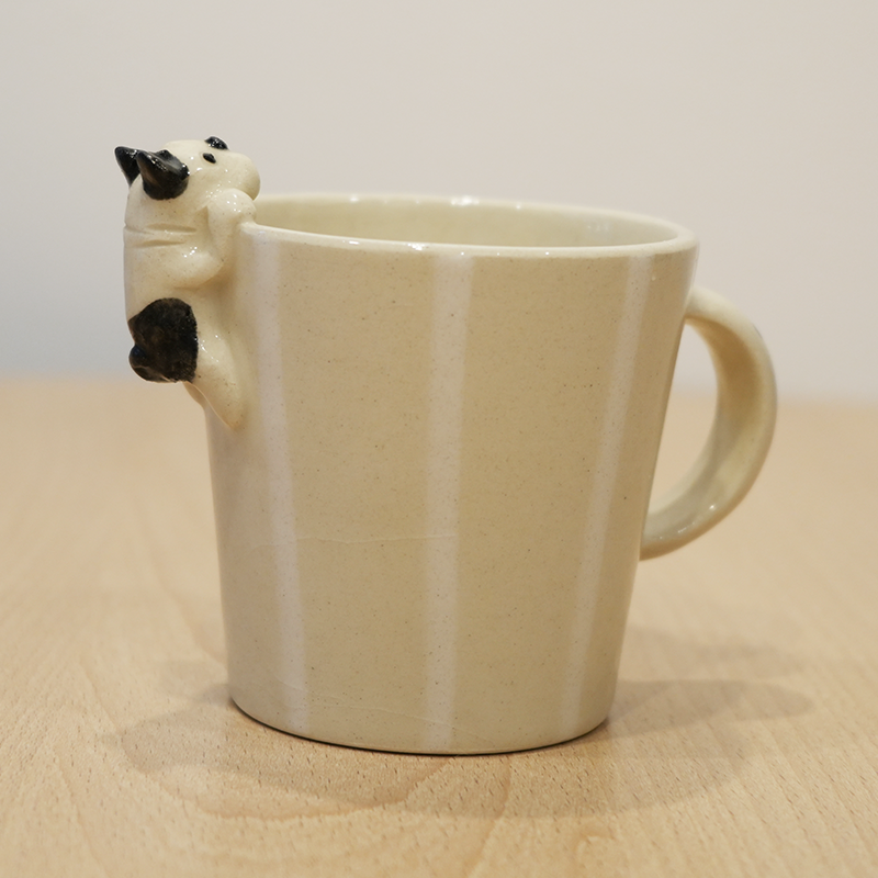 【ま工房　牧田亮】　フレンチブルドッグ　マグカップ ｜Makobo Studio Makoto Makita – French Bulldog Mug｜Ma工房 牧田亮 法國鬥牛犬馬克杯
