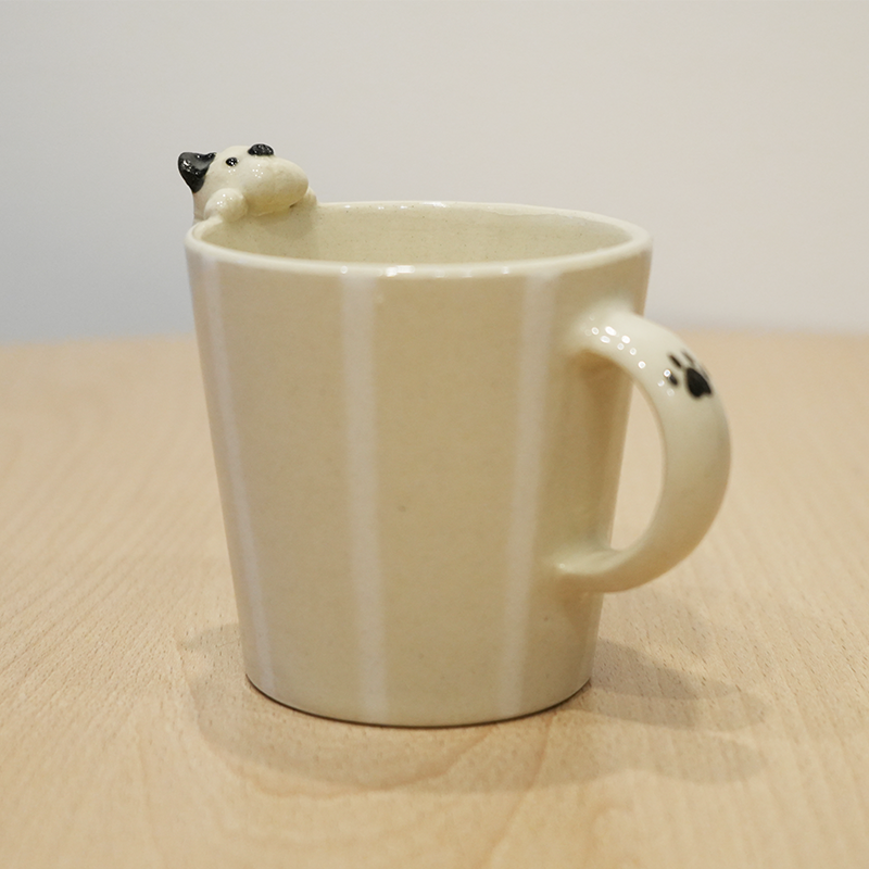 【ま工房　牧田亮】　フレンチブルドッグ　マグカップ ｜Makobo Studio Makoto Makita – French Bulldog Mug｜Ma工房 牧田亮 法國鬥牛犬馬克杯