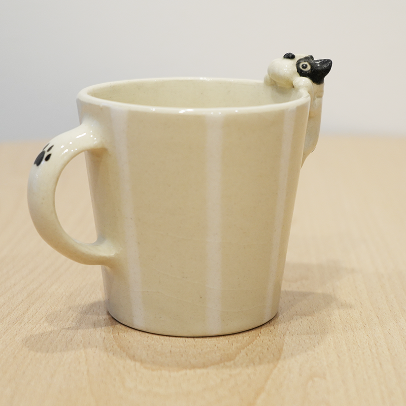 【ま工房　牧田亮】　フレンチブルドッグ　マグカップ ｜Makobo Studio Makoto Makita – French Bulldog Mug｜Ma工房 牧田亮 法國鬥牛犬馬克杯