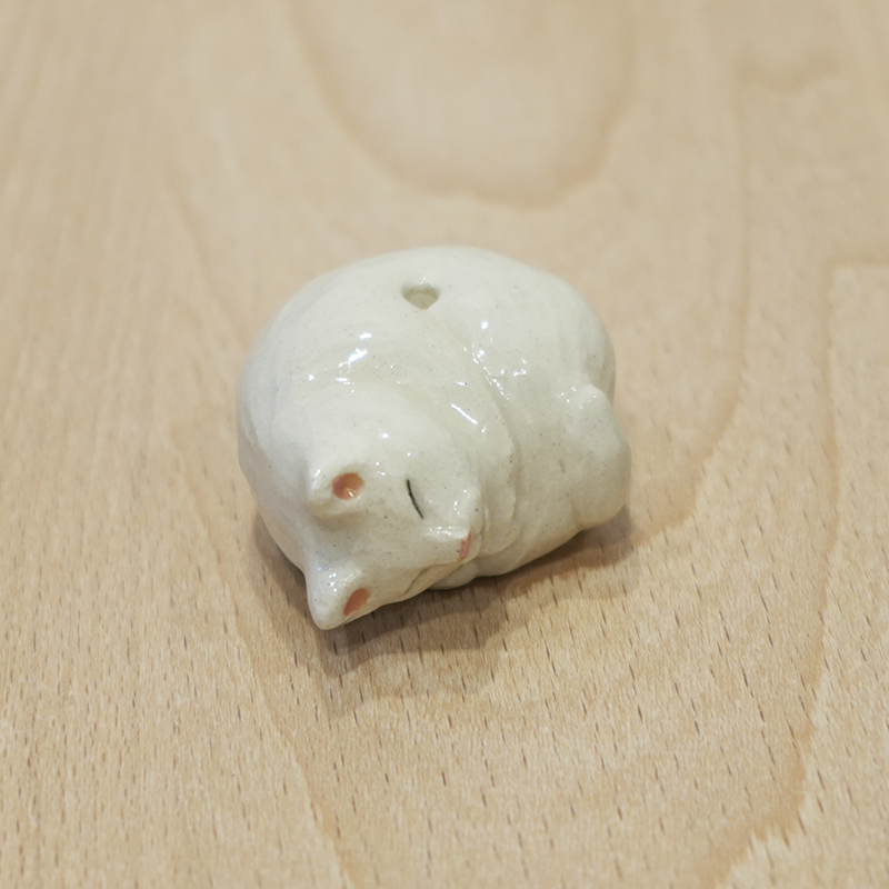 【ま工房　牧田亮】　ねこ香立て ｜Makobo Studio Makoto Makita – Cat Incense Holder｜Ma工房 牧田亮 貓咪手工香座