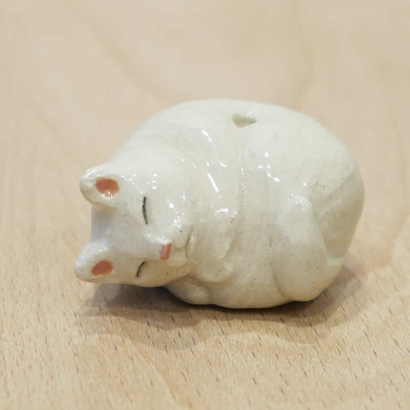 【ま工房　牧田亮】　ねこ香立て ｜Makobo Studio Makoto Makita – Cat Incense Holder｜Ma工房 牧田亮 貓咪手工香座