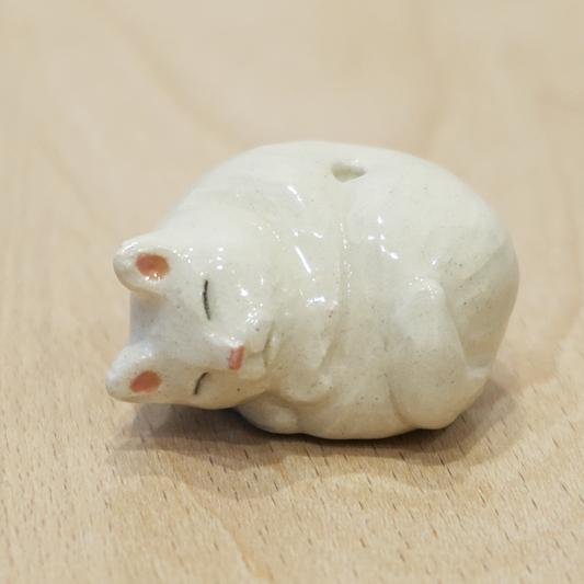 【ま工房　牧田亮】　ねこ香立て ｜Makobo Studio Makoto Makita – Cat Incense Holder｜Ma工房 牧田亮 貓咪手工香座