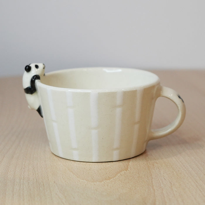 ま工房　パンダスープマグ