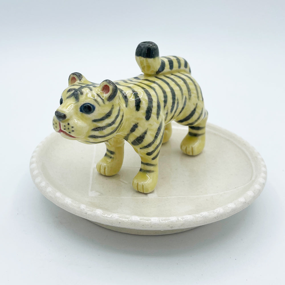 【ま工房　牧田亮】　タイガー蚊やり ｜Makobo Studio Makoto Makita – Tiger Incense Burner｜Ma工房 牧田亮 虎手工蚊香座